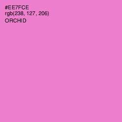 #EE7FCE - Orchid Color Image