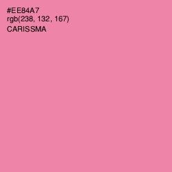 #EE84A7 - Carissma Color Image