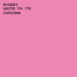 #EE86B3 - Carissma Color Image