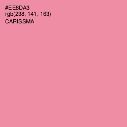 #EE8DA3 - Carissma Color Image