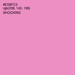 #EE8FC3 - Shocking Color Image