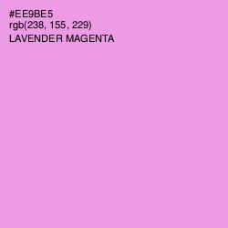 #EE9BE5 - Lavender Magenta Color Image