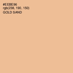 #EEBE96 - Gold Sand Color Image