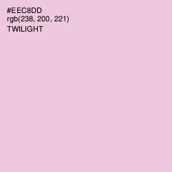 #EEC8DD - Twilight Color Image