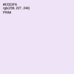 #EEE3F6 - Prim Color Image
