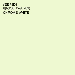 #EEF9D1 - Chrome White Color Image