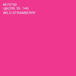 #EF3790 - Wild Strawberry Color Image