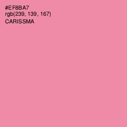 #EF8BA7 - Carissma Color Image