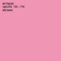 #EF96B3 - Wewak Color Image