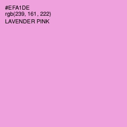 #EFA1DE - Lavender Pink Color Image