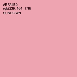 #EFA4B2 - Sundown Color Image
