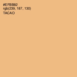 #EFBB82 - Tacao Color Image