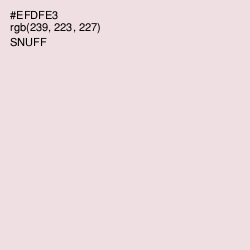 #EFDFE3 - Snuff Color Image