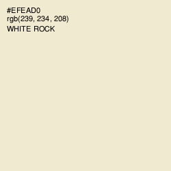#EFEAD0 - White Rock Color Image