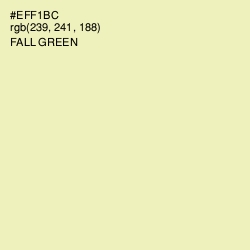 #EFF1BC - Fall Green Color Image
