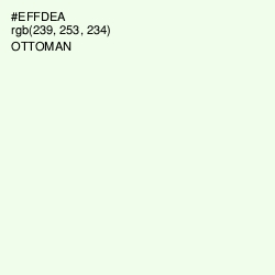#EFFDEA - Ottoman Color Image