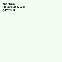 #EFFEEE - Ottoman Color Image