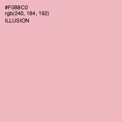 #F0B8C0 - Illusion Color Image