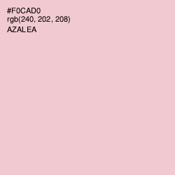 #F0CAD0 - Azalea Color Image
