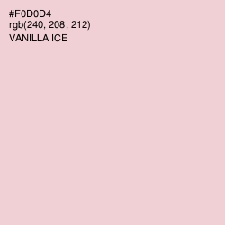 #F0D0D4 - Vanilla Ice Color Image
