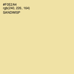 #F0E2A4 - Sandwisp Color Image
