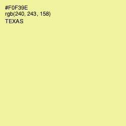 #F0F39E - Texas Color Image