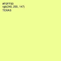 #F0FF93 - Texas Color Image