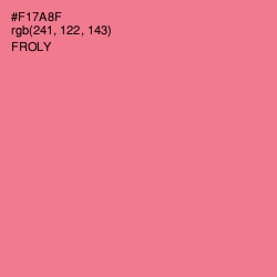 #F17A8F - Froly Color Image
