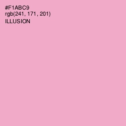 #F1ABC9 - Illusion Color Image