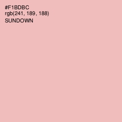 #F1BDBC - Sundown Color Image