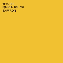 #F1C131 - Saffron Color Image