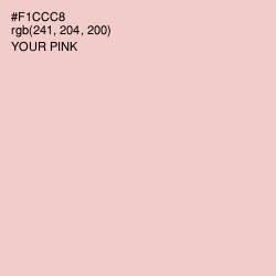 #F1CCC8 - Your Pink Color Image