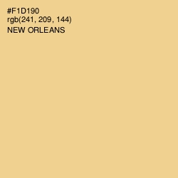 #F1D190 - New Orleans Color Image