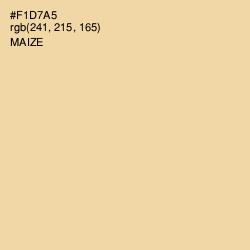 #F1D7A5 - Maize Color Image