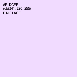 #F1DCFF - Pink Lace Color Image