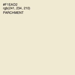 #F1EAD2 - Parchment Color Image