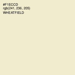 #F1ECCD - Wheatfield Color Image