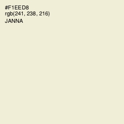 #F1EED8 - Janna Color Image