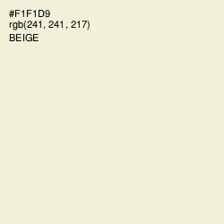 #F1F1D9 - Beige Color Image