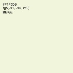 #F1F5DB - Beige Color Image