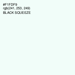 #F1FDF9 - Black Squeeze Color Image