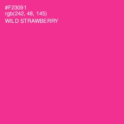 #F23091 - Wild Strawberry Color Image