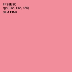 #F28E9C - Sea Pink Color Image
