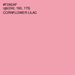 #F2A0AF - Cornflower Lilac Color Image