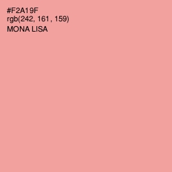 #F2A19F - Mona Lisa Color Image