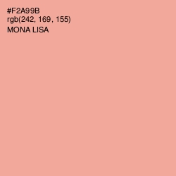 #F2A99B - Mona Lisa Color Image