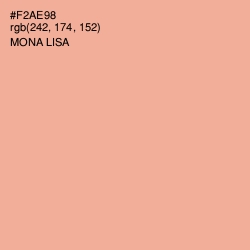 #F2AE98 - Mona Lisa Color Image