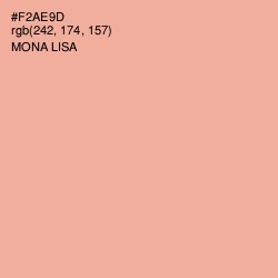 #F2AE9D - Mona Lisa Color Image