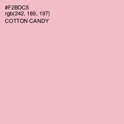 #F2BDC5 - Cotton Candy Color Image