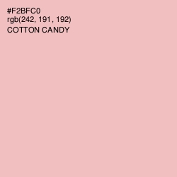 #F2BFC0 - Cotton Candy Color Image